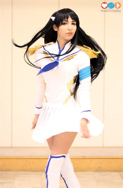 I can make this cosplay to order from white latex or from fake leather. Satsuki Kiryuin Cosplay Junketsu|KILL LA KILL| by Misaki ...