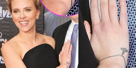 Let's know more details regarding her tattoos along with their. Scarlett Johansson Tattoos