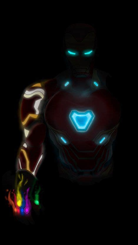 The best quality and size only with us! Iron Man Mark 85 Neon Armor iPhone Wallpaper | Fondo de ...