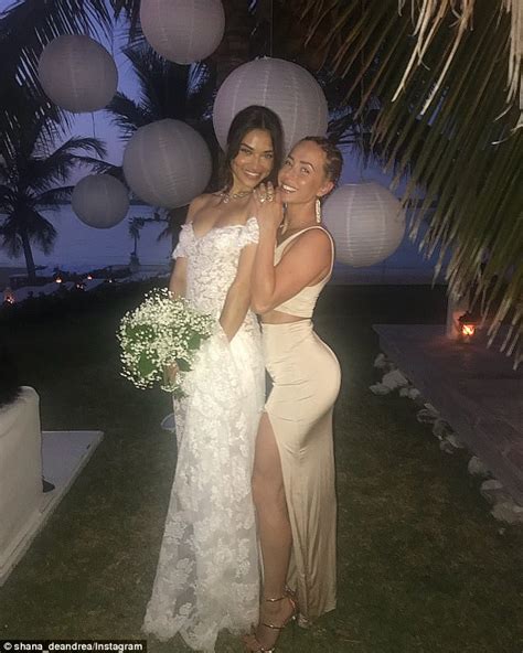 News corp australia, being in the bahamas and having a beach wedding, i wanted a simple, bohemian, elegant dress, something that complemented the location. Shanina Shaik shares first picture of her wedding with DJ ...