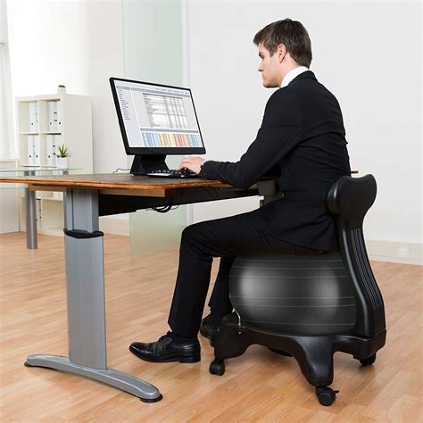 As opposed to having a workout mat in your office, an exercise ball can support your hips and keep your hair in place for when you have to get back to work. Top 10 Best Ball Chairs in 2020 Reviews | Buyer's Guide