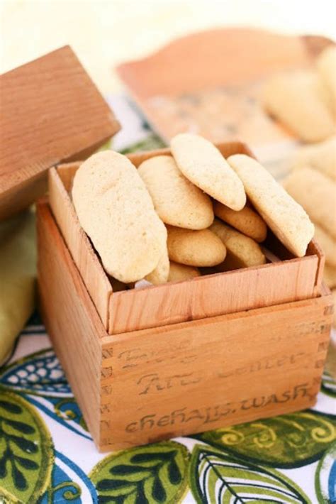 It's a shortbread dough and you press a whole unblanched almond in the finger. Recipes Using Lady Finger Cookies / Mimi's Magic Apron ...