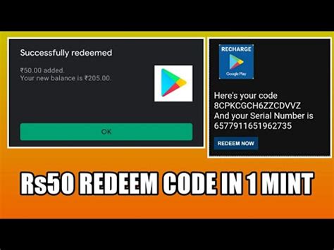 50 100 codes per release, 28 days per code. Earn FREE $100 Dollars Redeem code In Play Store || 2020 ...