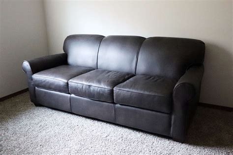 You can also get reversible options. Jennifer Leather Sofa Bed Review: Simple, Sophisticated ...