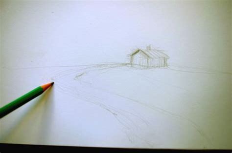 Voici quelques exemples de dessins faciles à faire. DESSINER UN PAYSAGE SUR LE VIF PAS À PAS | Dessin paysage ...