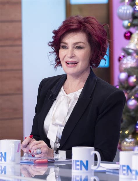 The talk had been on. SHARON OSBOURNE at Loose Women Show in London 12/18/2019 ...