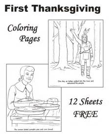 Click on an image below. Story of the First Thanksgiving Coloring Pages