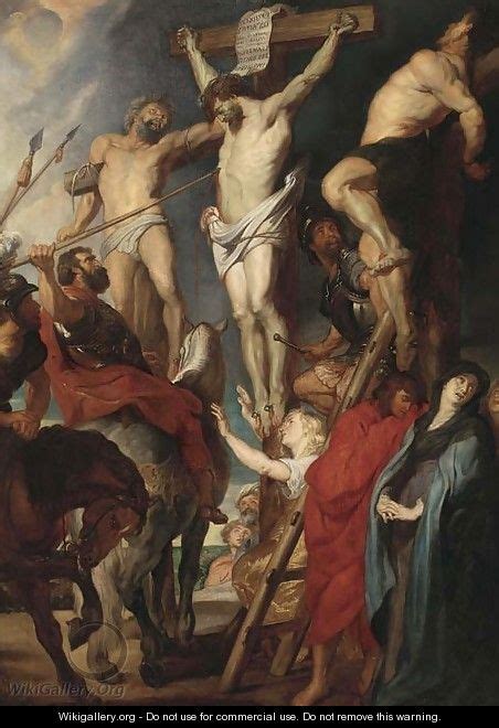 Crucifixion of saint peter (caravaggio). The Crucifixion - (after) Sir Peter Paul Rubens ...
