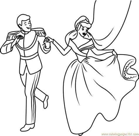 You can use our amazing online tool to color and edit the following prince charming coloring pages. Happy Cinderella and Prince Coloring Page - Free ...