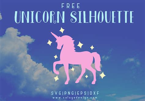 More information on this design. Unicorn Silhouette Free SVG, PNG, DXF & EPS DOWNLOAD