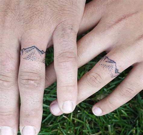 Various wedding band tattoos are there in the market like name initials tattoo, simple symbolic tattoo, matching band tattoos, heart band tattoos, ball & chain, anchor 55 wedding band tattoo ideas to rock | happywedd.com. Your Guide to Wedding Ring/Band Tattoos ...