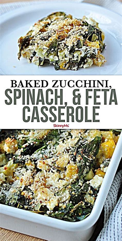 How many calories inzucchini, raw, with skin. Baked Zucchini, Spinach, and Feta Casserole | Recipe ...