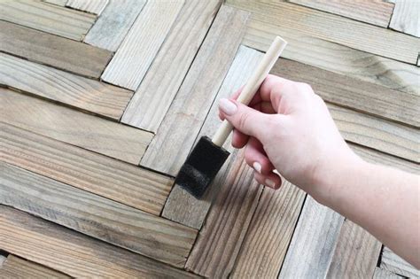 5,000 brands of furniture, lighting, cookware, and more. DIY Herringbone Headboard With Wood Shims | eHow (With ...