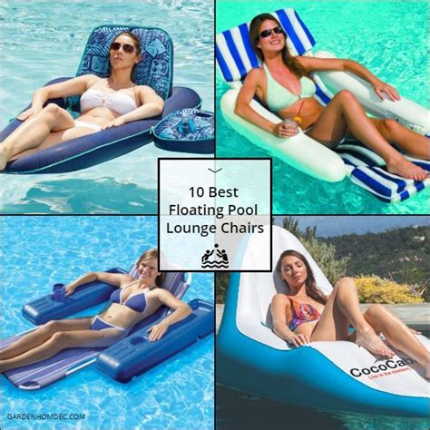 What is the difference between pool floats and pool chairs? 10 Best Floating Pool Lounge Chairs | Pool lounge chairs ...