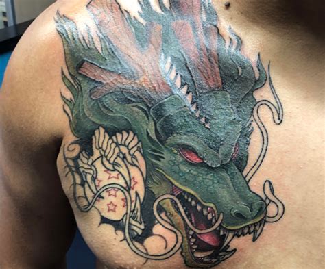 Asian tattoos dragon illustration cute tattoos tattoo designs men chinese dragon vector art traditional tattoo chinese dragon tattoos japanese dragon tattoos. shenron done by Chris Sparks ... | Tattoos, Z tattoo ...