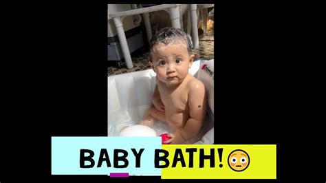 Forget the tub for now. Baby Bath 😄| Cute Baby | Baby boy | JN - YouTube