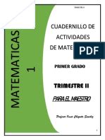 Cálculo cole en casa cuadernillos de matemáticas matemáticas. 1o 2T MAESTRO- MATEMATICAS CUADERNILLO DE ACTIVIDADES-1 ...