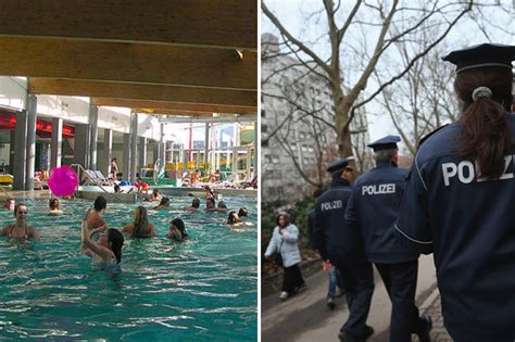 A child is playing in a puddle of water while wearing only a loin cloth. Muslim men call nudist swimmers 'infidels' at pool in ...