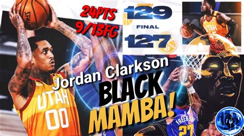 The guard partnered with vehicle wrap shop identity graphx to get. JORDAN🇵🇭CLARKSON NAG-ALA 'BLACK MAMBA! 24PTS, 9/13 FG, 3 ...