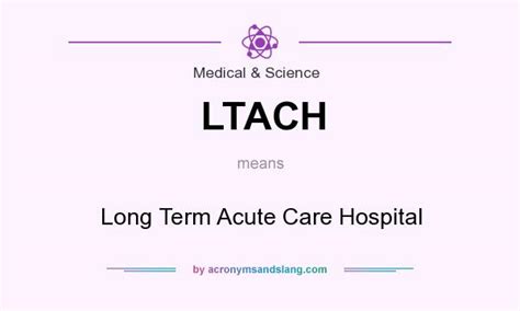 Of abrupt onset, in reference to a disease. What does LTACH mean? - Definition of LTACH - LTACH stands ...