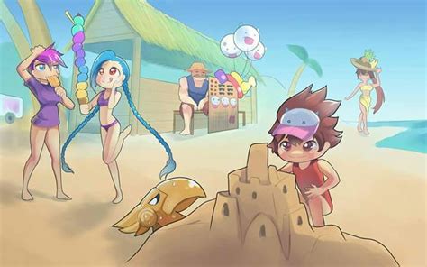 Pool party taliyah skills concept proposals vfx ©riot games. Pool Party | League Of Legends Official Amino