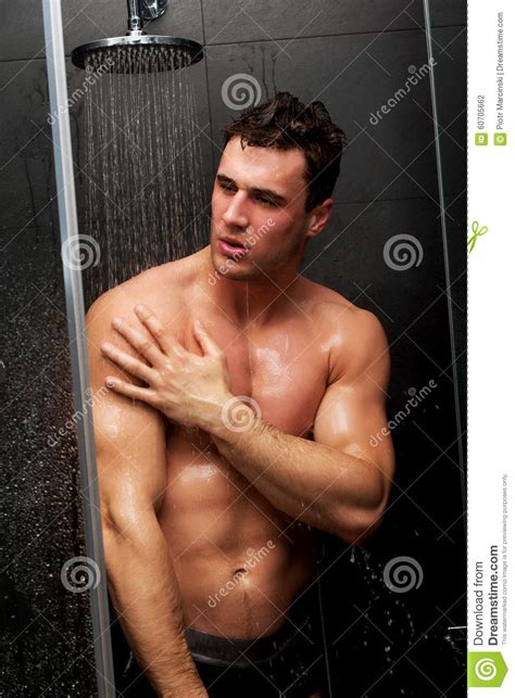 Why should girls be able to participate in full contact sports with boys? Handsome Man Taking The Shower. Stock Photo - Image of ...