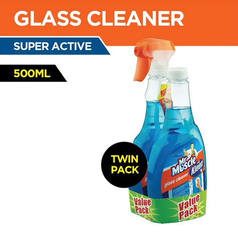 Maybe you would like to learn more about one of these? Mr Muscle Glass Cleaner Super Active (500ml) [Value Pack ...