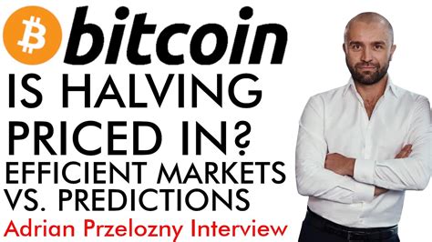 In february 2020, edstrom made a prediction that bitcoin would reach an $8 trillion market cap by 2030. Bitcoin Halving Priced In? Efficient Markets VS ...