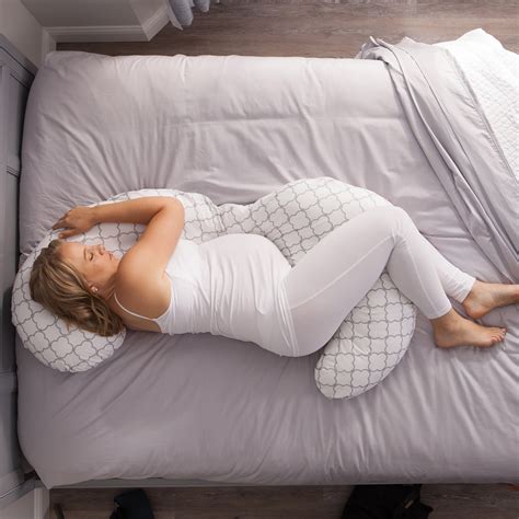 This compact wedge pillow from boppy supports your bump as you sleep, but it helps in other ways too; Boppy® Multi-use Slipcovered Total Body Pillow | Family ...