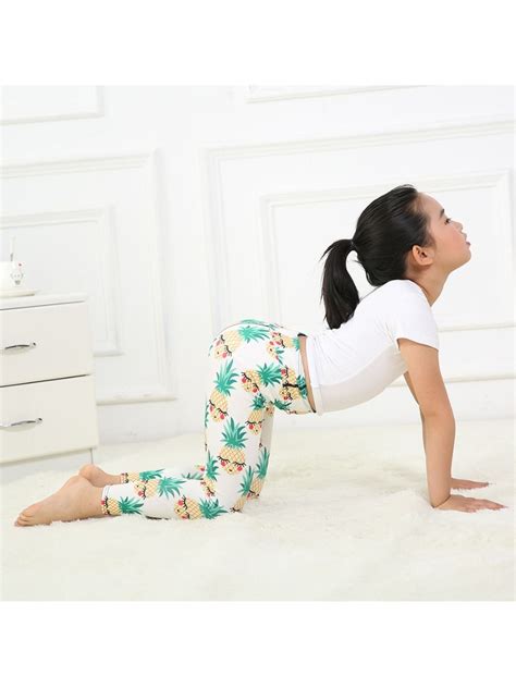 Eden has a few sanitized mats and props that are available to rent if you are unable to supply your own. Wholesale Little Girl Pineapple Yoga Pants Leggings 191