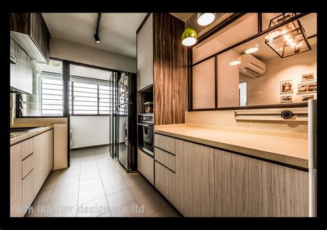 Hdb 4 room bto vintage contemporary punggol emerald kitchen. Category: HDB BTO 4 Room Standard Flat - HDB home ...