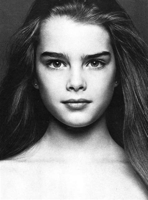 Louis malle saw these photographs of the then unknown child model and cast her in pretty baby. brooke shields girl