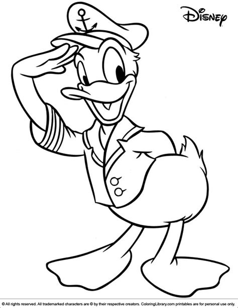 There are a lot of coloring pages for kids on our website my coloring pages, for example: Printable Halloween Disney coloring page. Donald Duck is ...