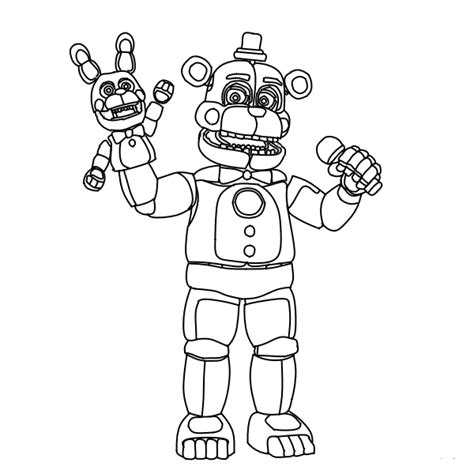 Free printable activity pages for kids. Free Printable Five Nights At Freddy's (FNAF) Coloring Pages