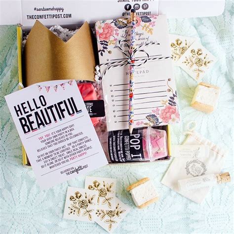 If your goal is to cheer someone up, mail them a card. Hello Beautiful | Cheer up gifts, Diy gifts for girlfriend ...