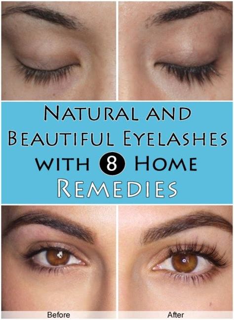 Natural and Beautiful Eyelashes with 8 Home Remedies ...