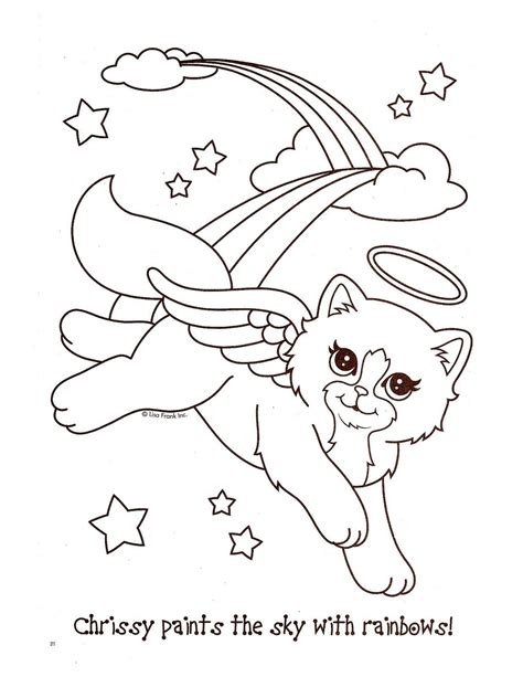 Lisa frank at an exhibition of paintings. Lisa Frank Cat Coloring Pages - BubaKids.com