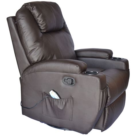 ✅ free shipping on many items! Massage Recliner Sofa Leather Vibrating Heated Chair ...