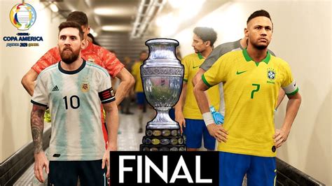 The tournament will take place in brazil from 13 june to 10 july 2021. COPA AMERICA 2021 Final - Argentina vs Brazil - YouTube