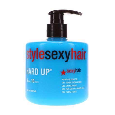 A perfect balance of moisture and protein make it effective on both high and low porosity hair. Style Sexy Hair Hard Up Gel - Shine 9 / Hold 10 16.9-Oz ...