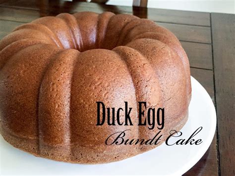 What eggs do in baking | function of eggs in cakes. Duck Egg Bundt Cake · Cheeky Little Bird | Duck egg cake ...