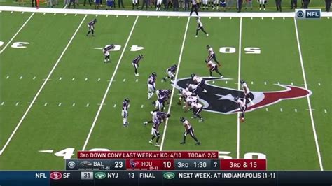 Sign up for the free stathead newsletter and get scores, news and notes in your inbox every day. Houston Texans quarterback Deshaun Watson's third-down throw under heavy pressure could not be ...