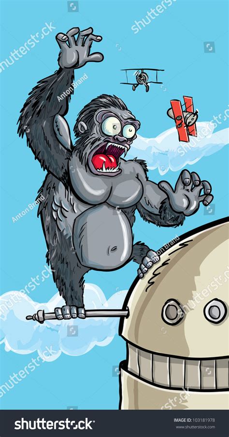 Check spelling or type a new query. Cartoon King Kong On A Building Swatting Bi Planes Stock ...