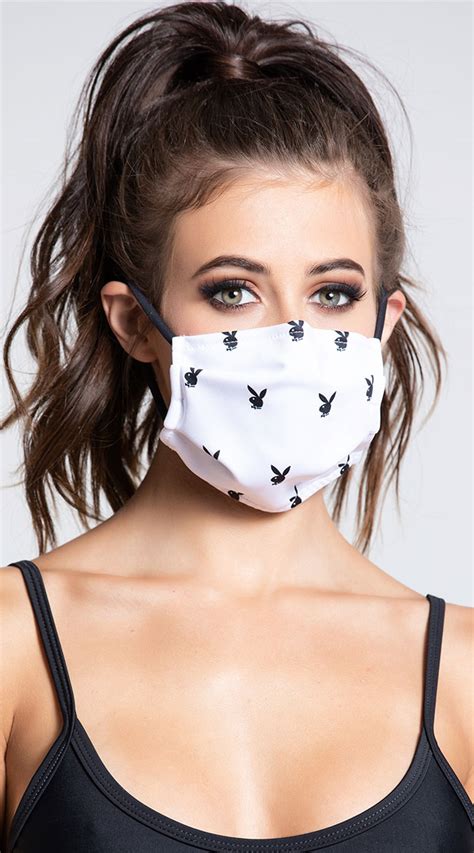 Shop bunny face masks created by independent artists from around the globe. Playboy Bunny Logo Mask, Stylish Face Mask - Yandy.com