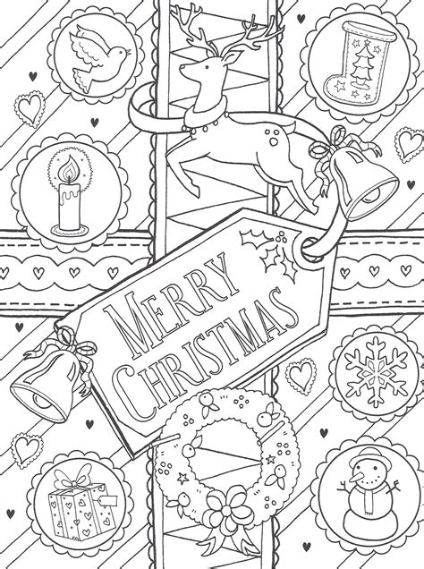 New and expanded editions, 100 unique designs, ornaments, christmas trees, wreaths, and more dylanna press. Kleurplaat | Christmas coloring books, Merry christmas ...