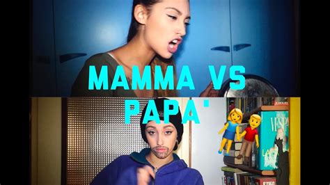 Papà, tu e la mamma vi baciate con la bocca aperta. MAMMA E PAPA' A CONFRONTO ! - YouTube