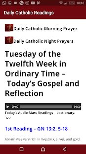 Presented daily in an easy to read text and easy to use ui! Daily Catholic Readings, Reflections and Prayers - Apps on ...