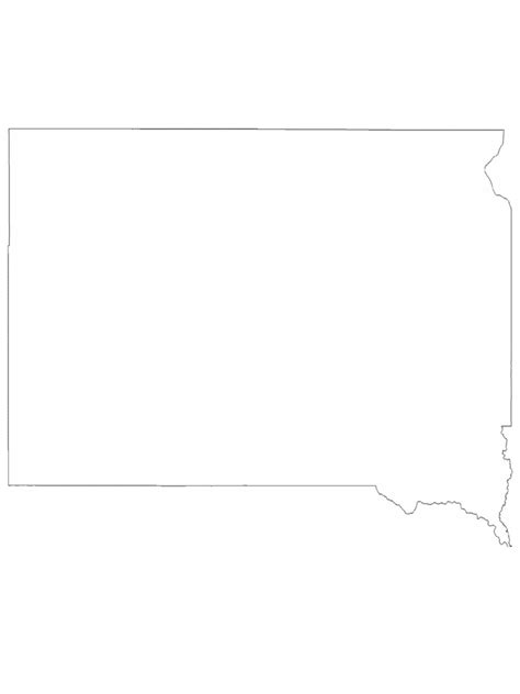 South dakota information resource links to state homepage, symbols, flags, maps, constitutions, representitives, songs, birds, flowers, trees. South Dakota Map Template - 8 Free Templates in PDF, Word ...