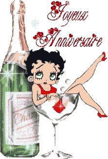 Téléchargement gratuit images messages et photos d joyeux anniversaire pour feliciter a. Joyeux anniversaire avec Betty Boop - image animée GIF