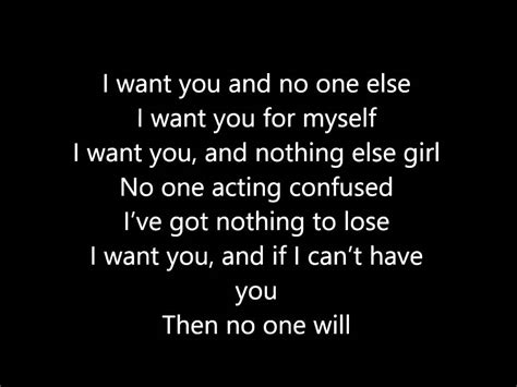Him out of no where. Nick Jonas - I Want You Lyrics - YouTube